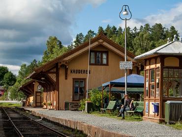 Krøderen Krøderen stasjon - Norge